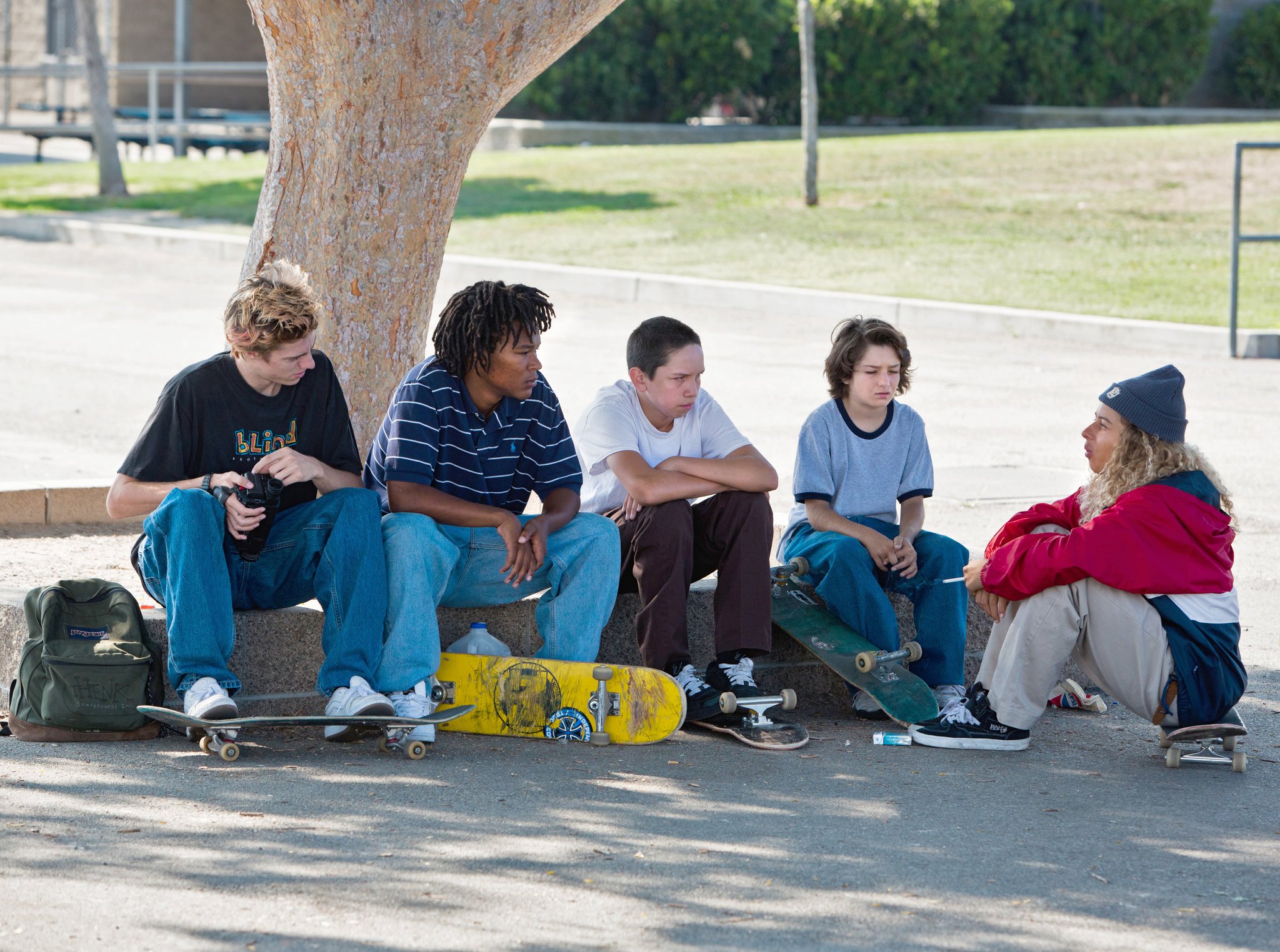 Mid90s sitting in parking lot