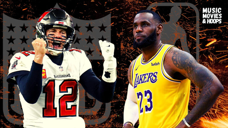 LeBron James, NBA, Tom Brady, NFL